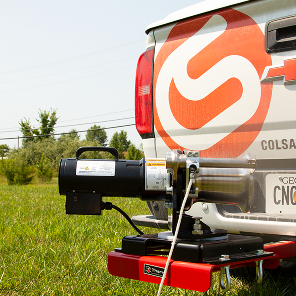 Thern Liberty 1,000 lb Capstan Winch with Swivel Mount from Columbia Safety